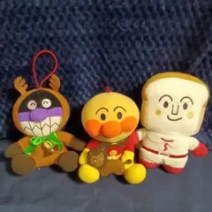 アンパンマン バイキンマン しょくぱんまん 봉제인형