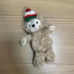 【美品】ディズニー　ダッフィー ぬいぐるみバッジ クリスマス