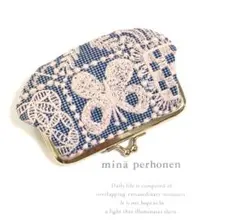 ミナペルホネン⚮̈新色Foresttile がま口 お財布 カードポーチ