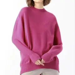 GALERIE VIE カシミヤ➕綿ニット S ライムグリーン 新品(タグ無し