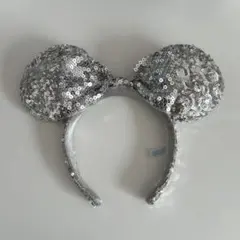 ディズニー カチューシャ シルバー