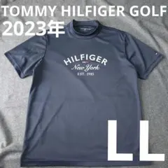 トミーヒルフィガーゴルフ】2023年ロゴネーム 半袖ゴルフモックネックシャツLL