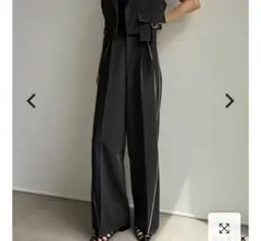 Re:EDITライトツイルパイピングカーブパンツ 新品未使用品