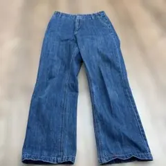 ワイドレッグデニム 低身長