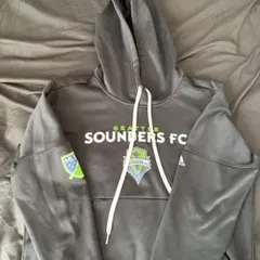 SEATTLE SOUNDERS FC パーカー 黒 adidas