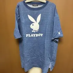 PLAYBOY Tシャツ ブルーのサムネイル
