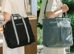 DEAN & DELUCA リバーシブルトート 「新品未開封品」 Lサイズ