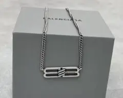 BALENCIAGA ロゴプレート ネックレス