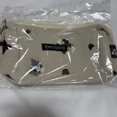 新品　未使用品　merciparis 猫柄 刺繍 ポーチ