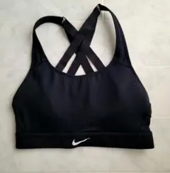Nike　ナイキ DRI-FITドライフィットストレッチスポーツブラ ブラックＳ