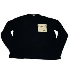ライトオン CAMP7 トップス 長袖Tシャツ M 黒 ブラック ロングのサムネイル