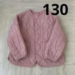 キルティングジャケット ピンク 130