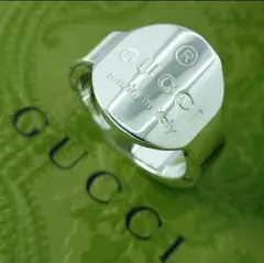 ◆SALE★【GUCCI】ラウンド　トレードマーク　リング　１６号　1984