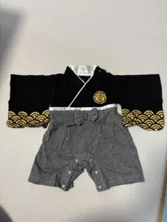 ベビー 袴ロンパースお食い初め