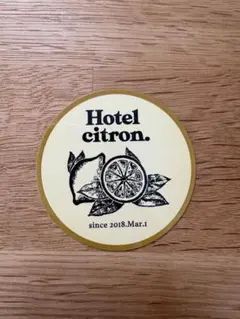 SLOBE IENA Hotel citron レモンデザイン ステッカー