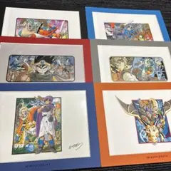ドラゴンクエスト 複製原画 6枚セット＋ポスター、ポストカード ドラゴンクエスト 複製原画 6枚セット＋ポスター、ポストカード