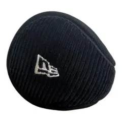 ニューエラ コーデュロイ ブラック イヤーマフ 耳当て