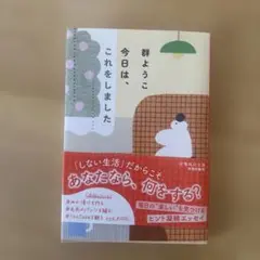 今日は、これをしました