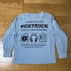 キッズ150cm ブルーグレー　長袖Tシャツ