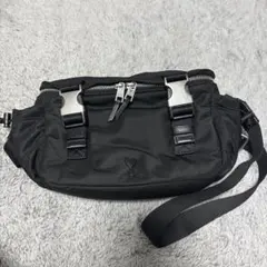 amiparisブラック ショルダーバッグ