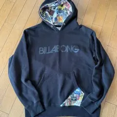 BILLABONG プルオーバーパーカー 黒 スウェット メンズパーカー