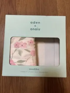 【新品未使用】aden + anais 花柄スワドル 1枚