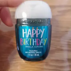 Happy Birthday Vanilla Cupcake 抗菌ハンドジェルのサムネイル