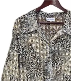 THE AVENUE シースルー 総柄 ラメ 個性的