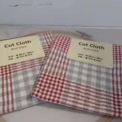 カットクロス　ナチュラルチェック　綿麻　ハンドメイド　手芸　手作り