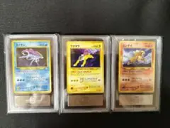 ARS10 ポケモンカード 旧裏 三犬セット　スイクン　ライコウ　エンテイ ARS10 ポケモンカード 旧裏 三犬セット スイクン ライコウ エンテイ