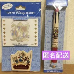 東京ディズニーリゾート　ミッキー　ドナルド　グーフィー　三銃士　メモ　ボールペン