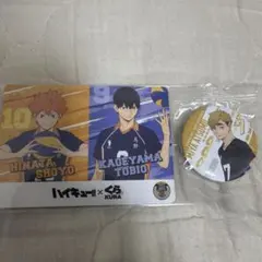 ハイキュー くら寿司コラボ　缶バッチ　宮侑　カード