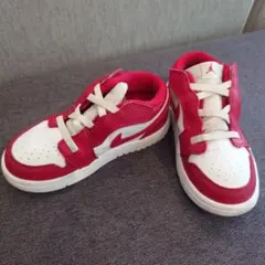 NIKE Jordan1 スニーカー レッド/ホワイト 15cm