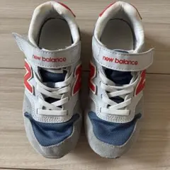 キッズスニーカー　ニューバランス996 スニーカー　グレー/レッド　19.5cm