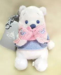 プーさん ぬいぐるみキーチェーン Winter Shiny Colorウインター