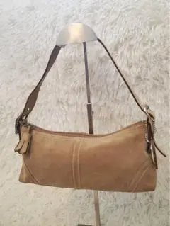 ⬛希少カラー⬛COACH スエード タッセル アクセサリーポーチ