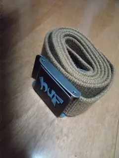 HUF ブラウンキャンバスベルト