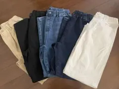 UNIQLO キッズ 長ズボン パンツ セット 160cm 5本 ユニクロ