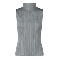 新品未使用PLEATS PLEASEハイネックトップスグレーサイズ3のサムネイル