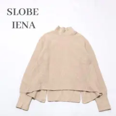 美品✨️SLOBE IENA アンゴラ混 畦 タートル ニット