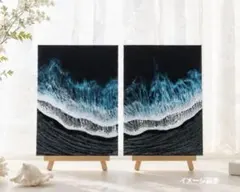 真作】油絵 絵画【The Mystic Sea】海 満月 夏インテリア 原画 - メルカリ