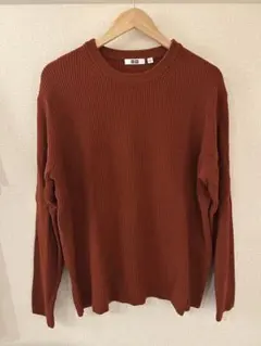 UNIQLO U リブクルーネックセーター　ユニクロU