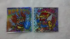 ビックリマンシール　星騎使タケル　ヘッドロココ ２点セット