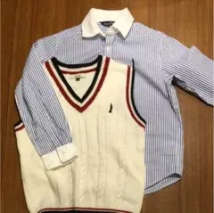 イーストボーイ シャツ ニットベストセット 120