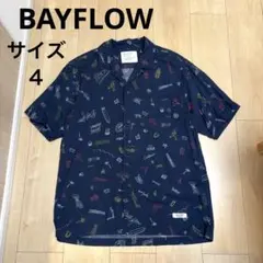 BAYFLOW 総柄 オープンカラーシャツ アロハシャツ サイズ4のサムネイル