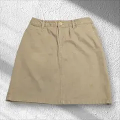 【MK KLEIN】チノスカート ベージュ 38 レディース 台形スカート