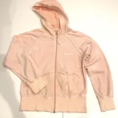 アディダス　adidas レディース　パーカー　フーディー　サーモンピンク　古着