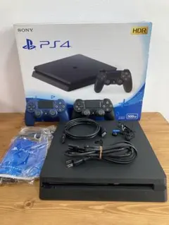 肉*ん様 PS4本体 CUH-2100A 500GB ジェットブラック 美品