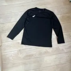 asics アシックス 長袖 スポーツシャツ ブラック S