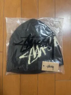 Stussy ニット帽 ビーニー ブラックのサムネイル